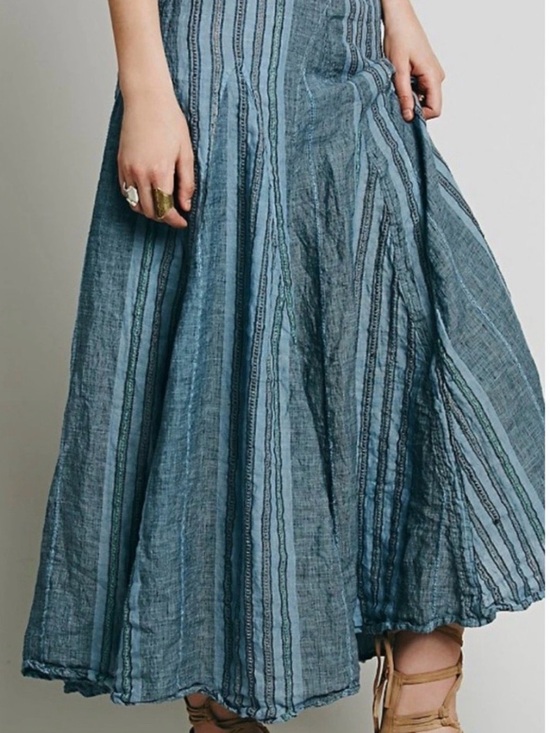 CP Shades Dresses & Skirts - CP Shades x Free People Linen Lily Maxi Skirt